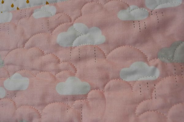 Pink Minky Gold Hearts - Image 8