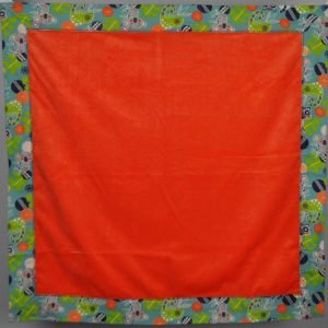 Koalas and Lemurs Receiving Blanket Orange