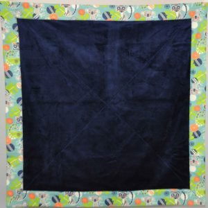 Koalas and Lemurs Receiving Blanket Navy
