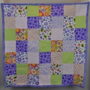 Purple Minky Patchwork #2
