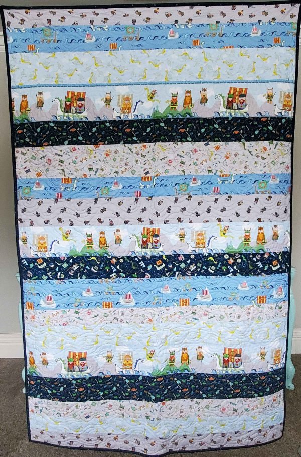 Vikings and Dragons Quilt