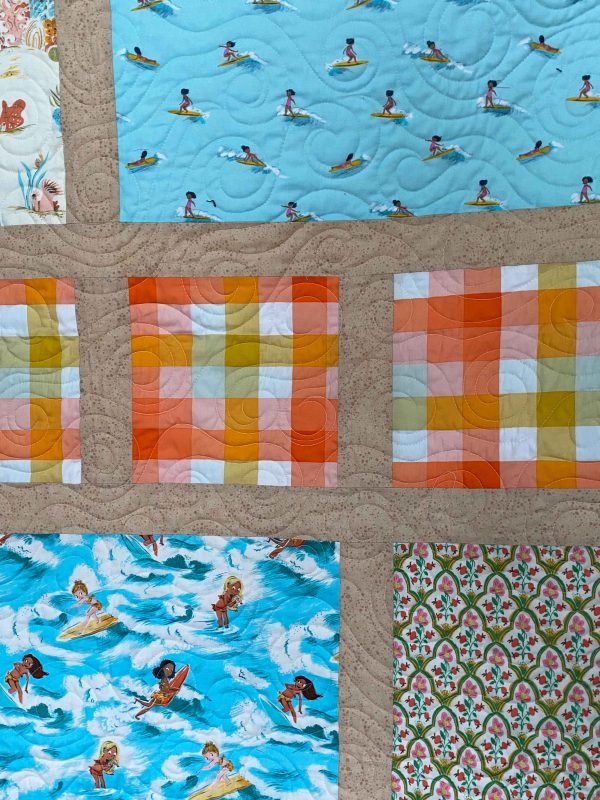 Malibu Orange Quilt - Image 4