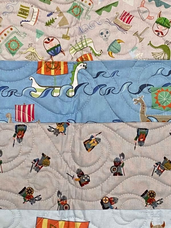 Vikings and Dragons Quilt - Image 3